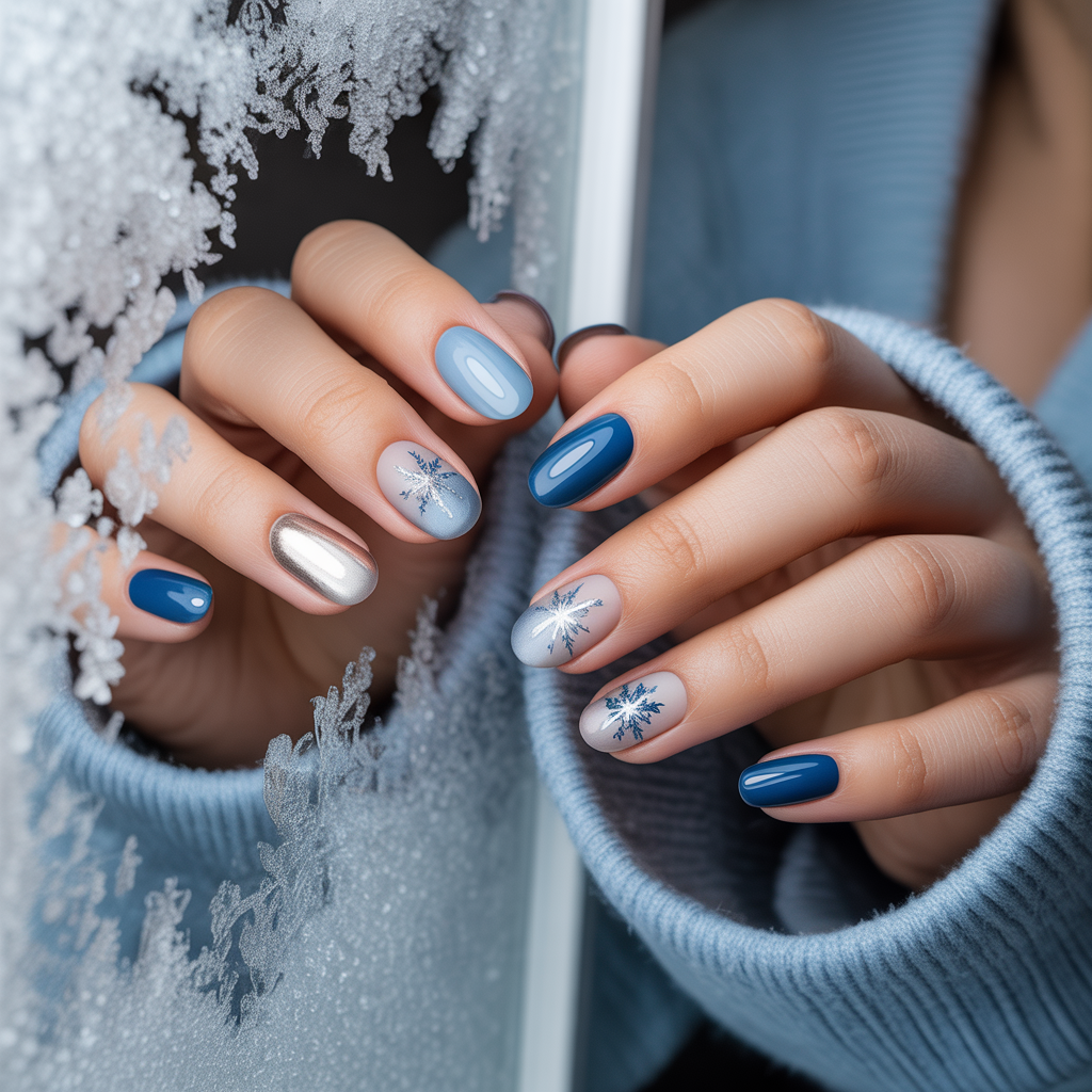 nails design winter