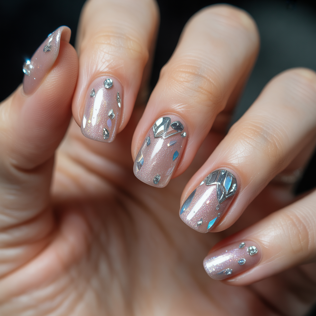 nails diamonds