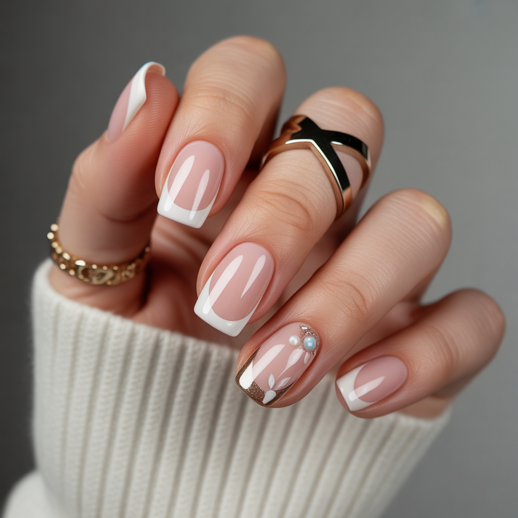 nails french design