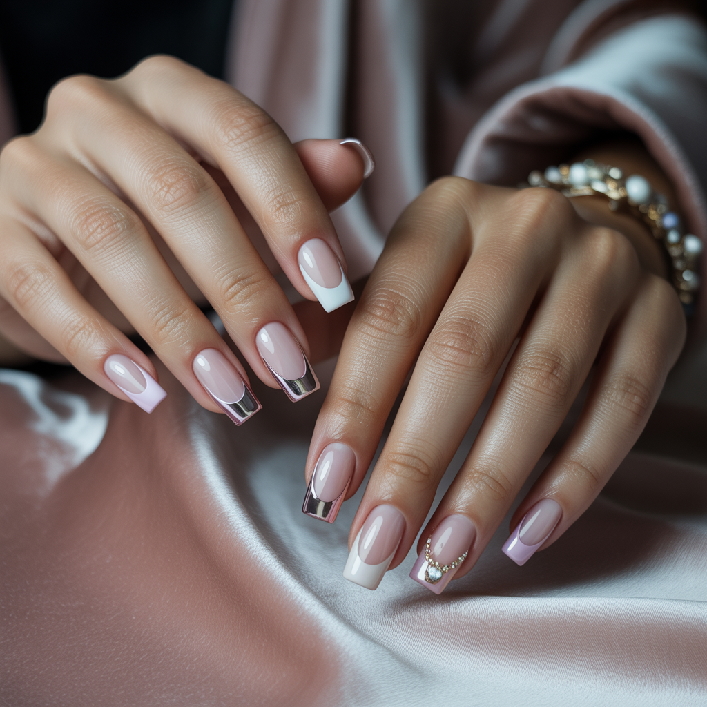 nails french tip design