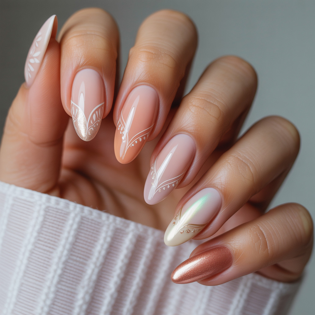 nails ideas almond