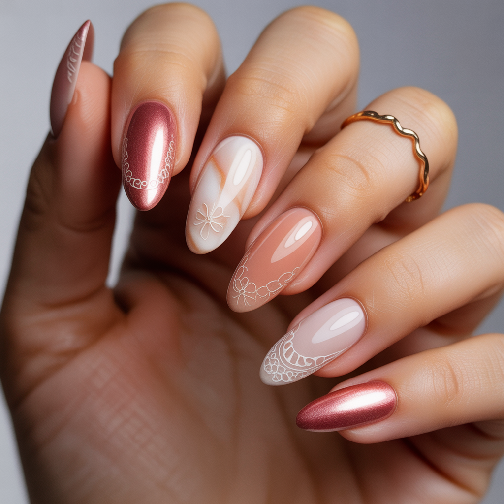nails ideas almond