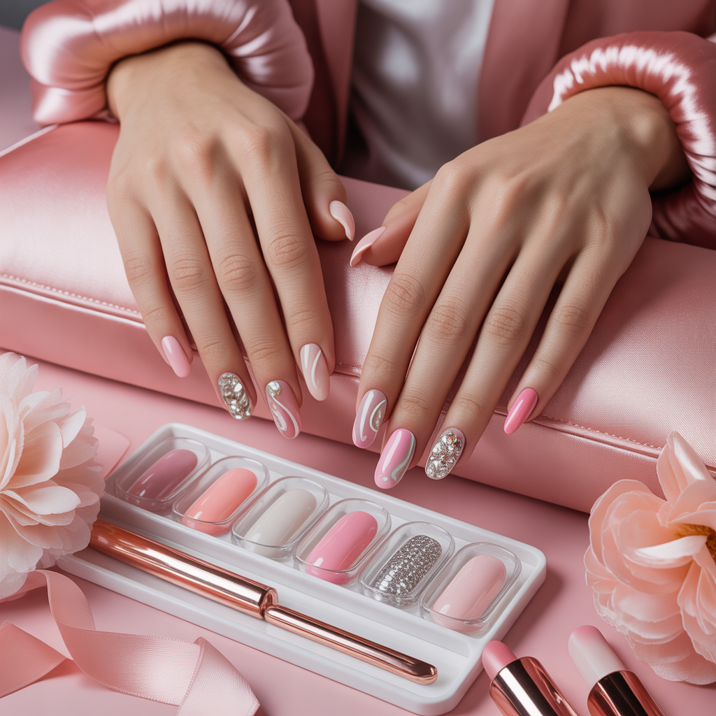 nails ideas pink