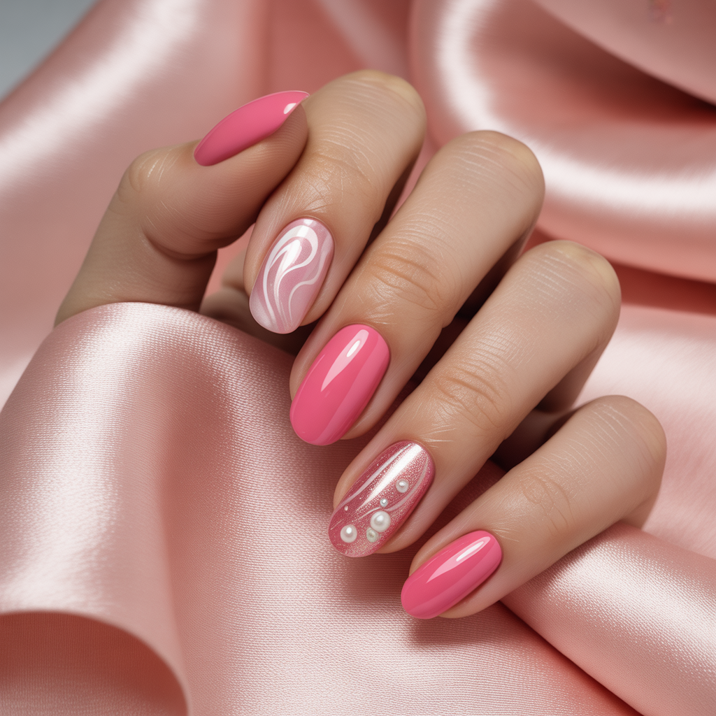 nails ideas pink