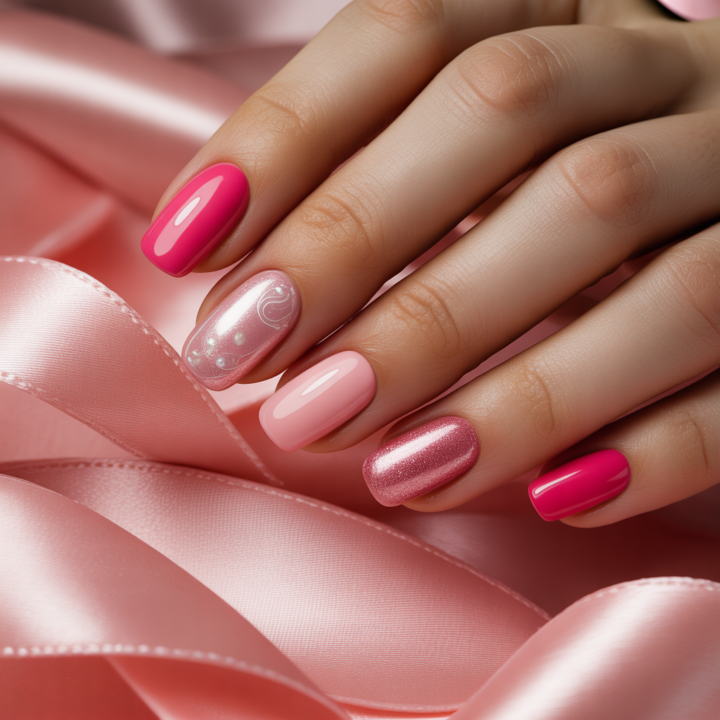nails ideas pink
