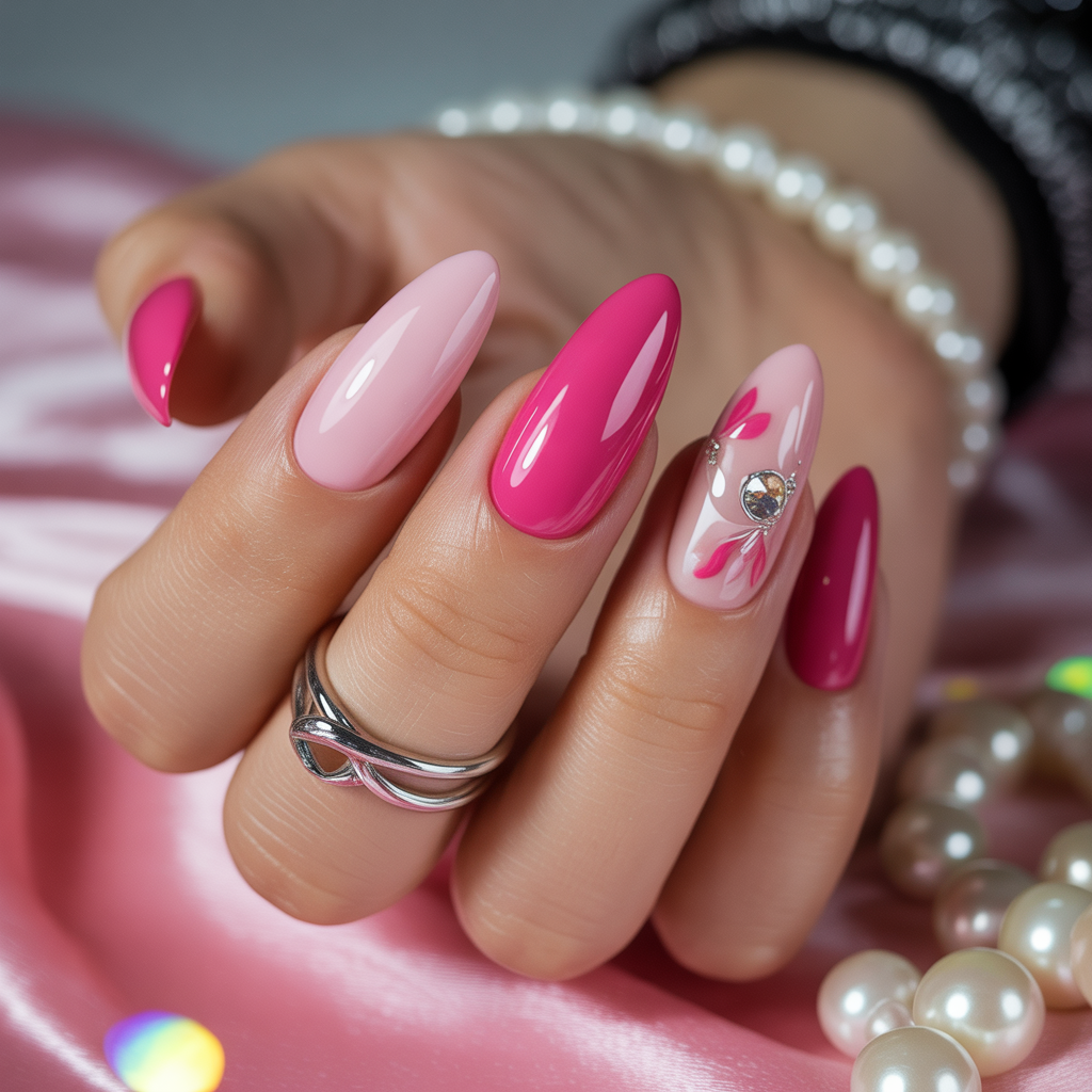 nails ideas pink