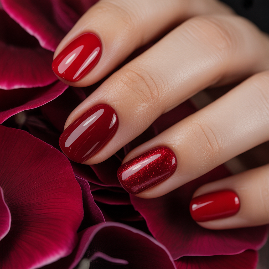 nails ideas red