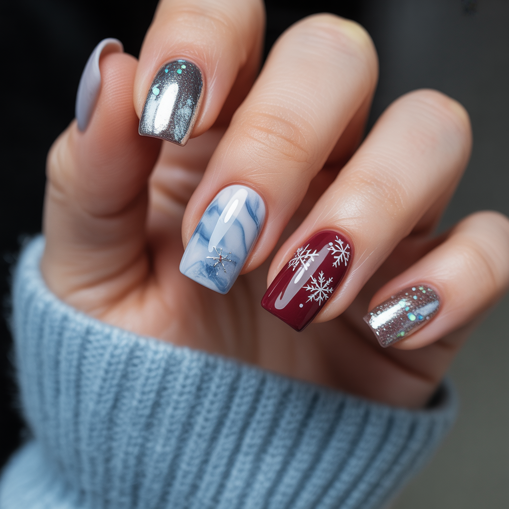 nails ideas winter