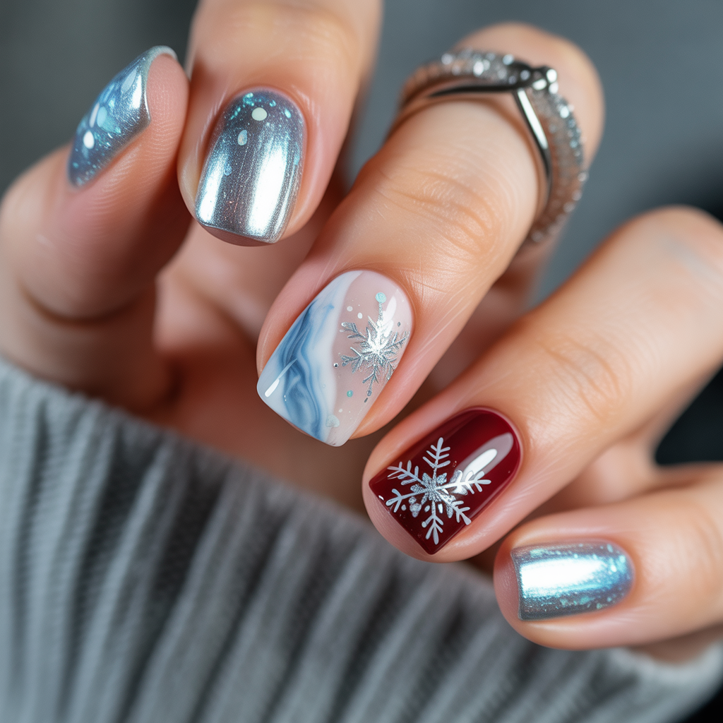 nails ideas winter