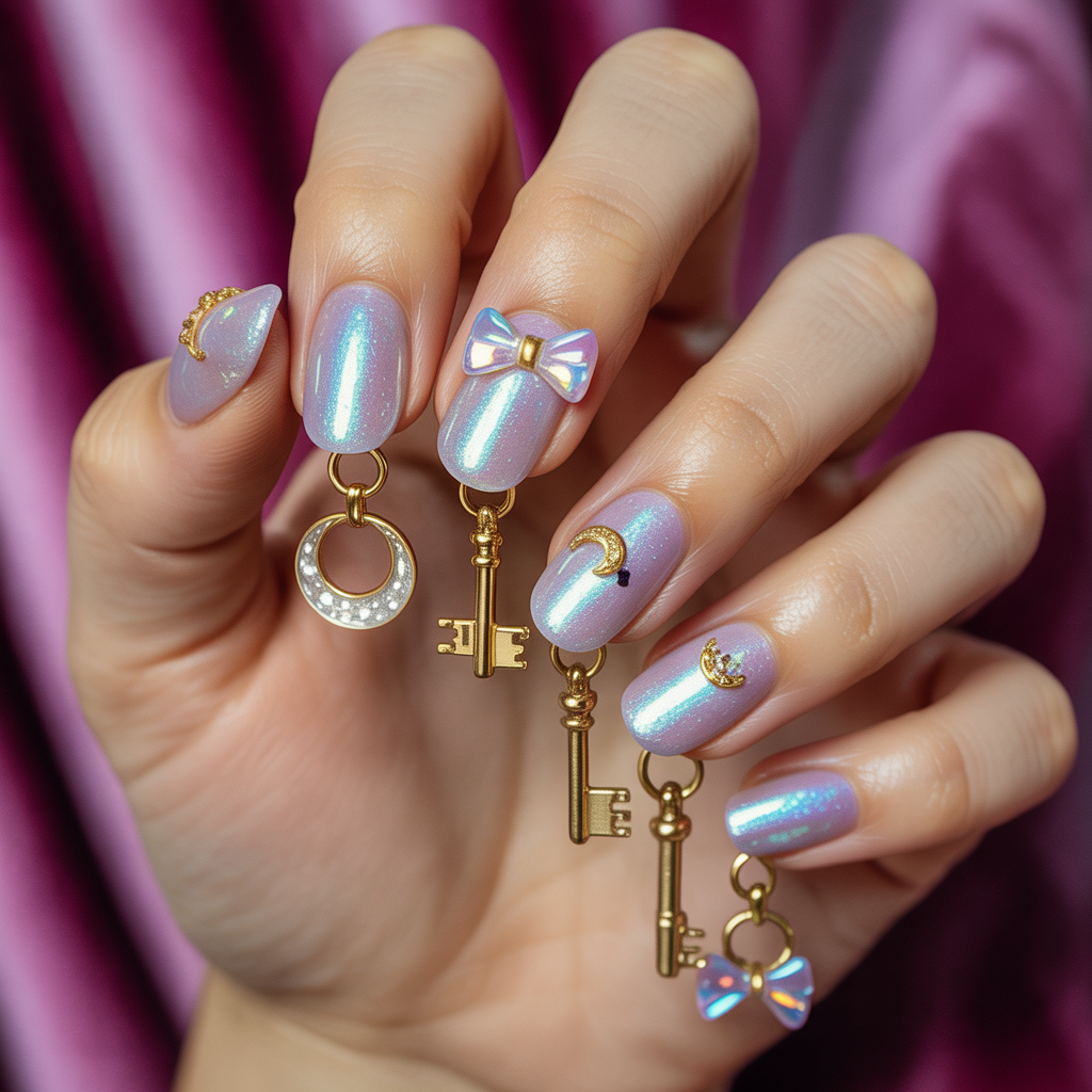 nails with charms