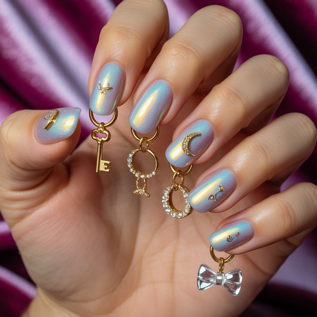 nails with charms