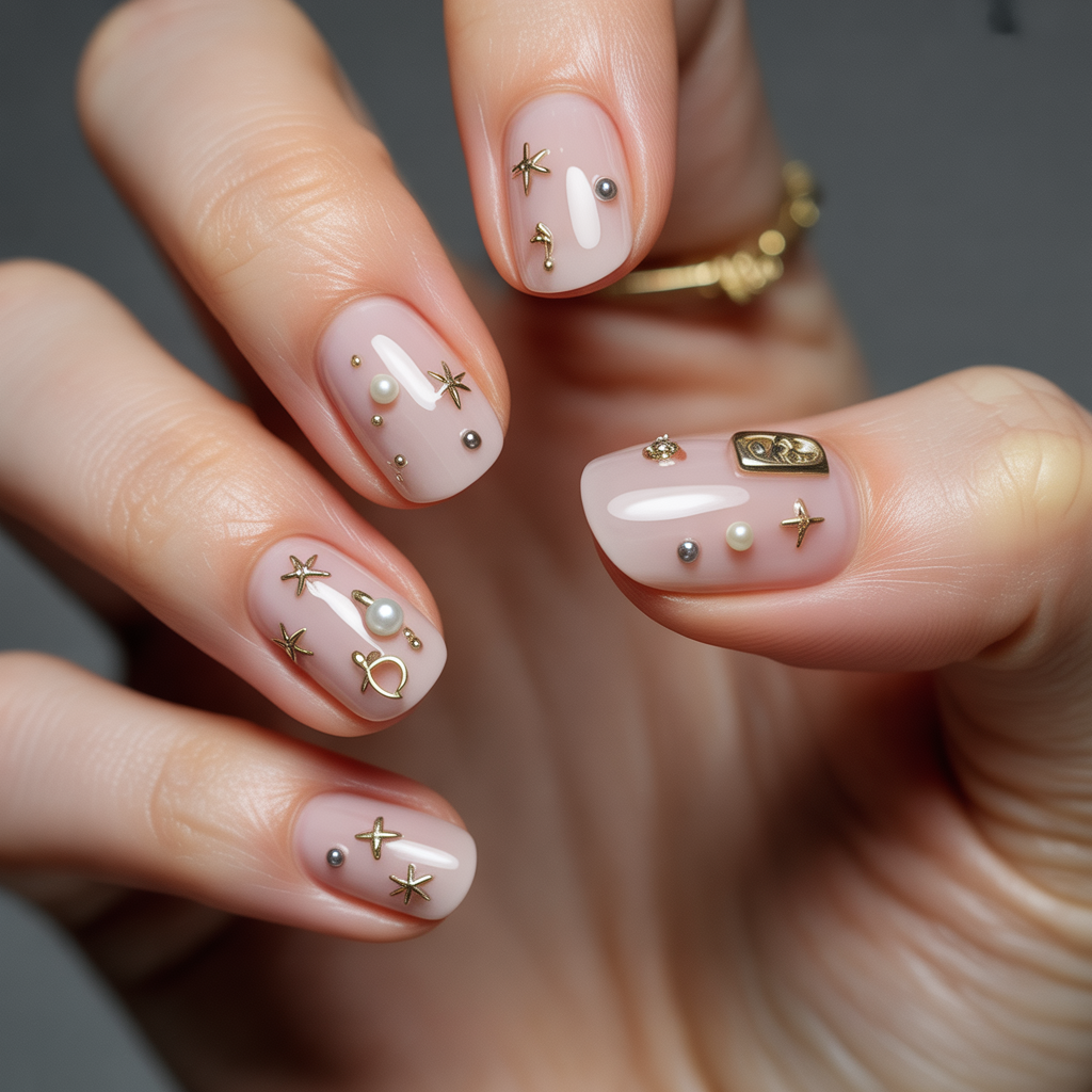nails with charms