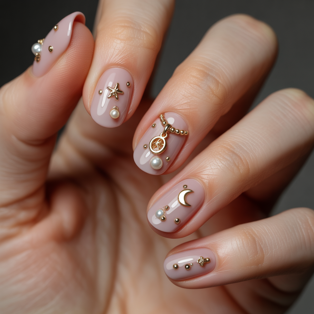 nails with charms