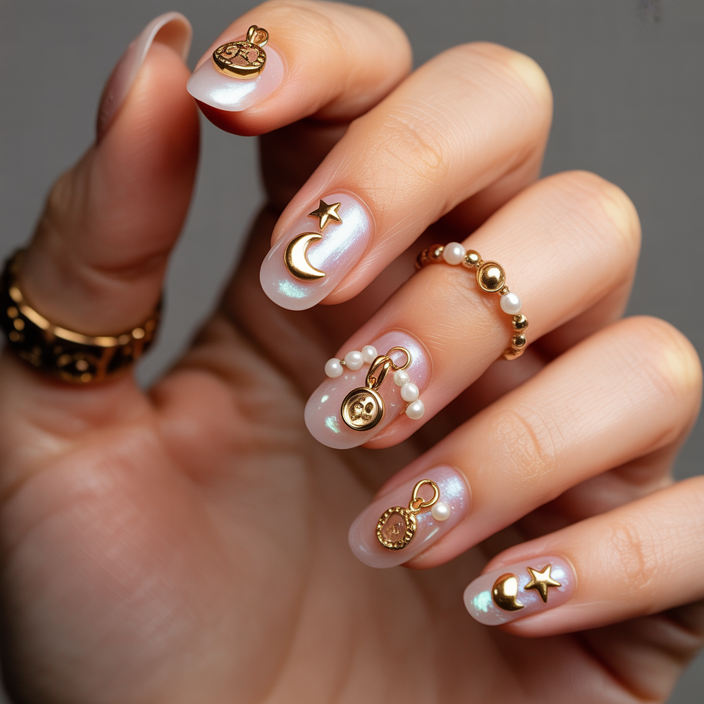 nails with charms
