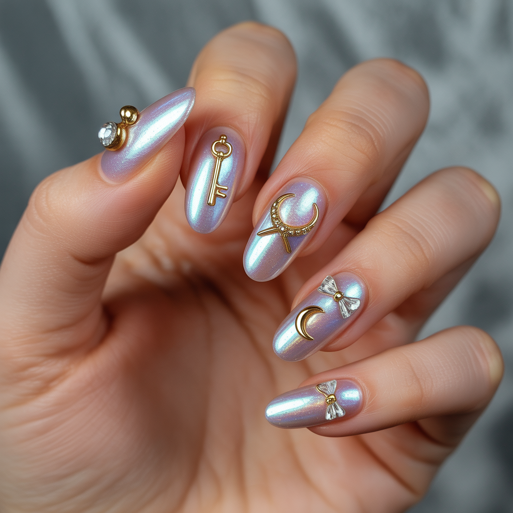 nails with charms