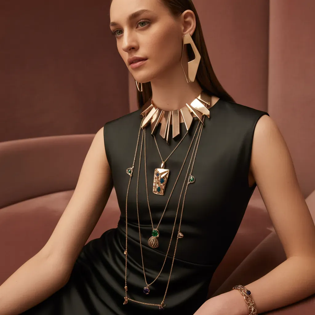 necklace ideas to wear with big dangling earrings