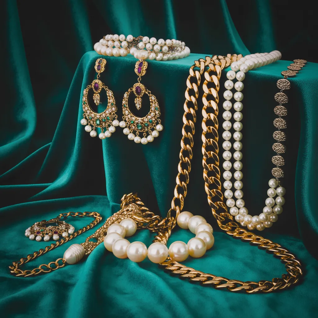 necklace ideas to wear with big dangling earrings