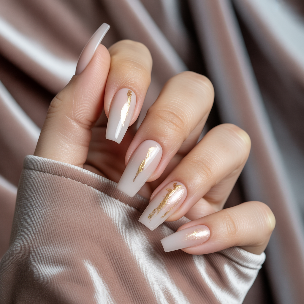 nude coffin nails