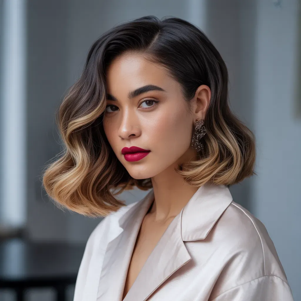 ombre bob hairstyles