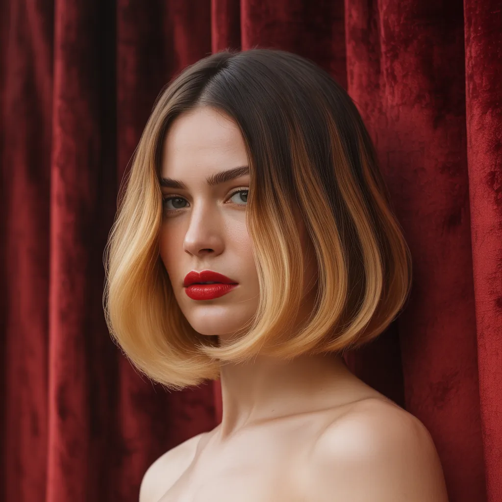 ombre bob hairstyles
