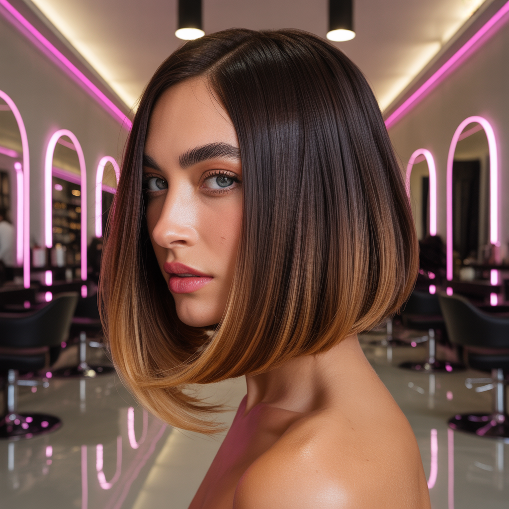 ombre bob hairstyles