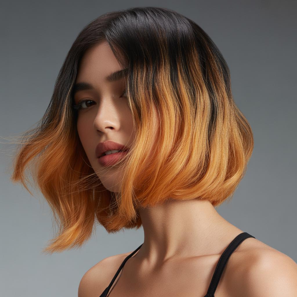 ombre bob hairstyles