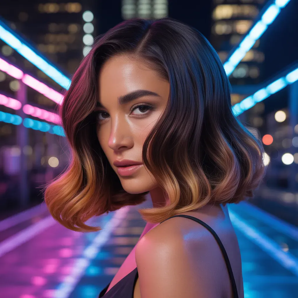 ombre bob hairstyles