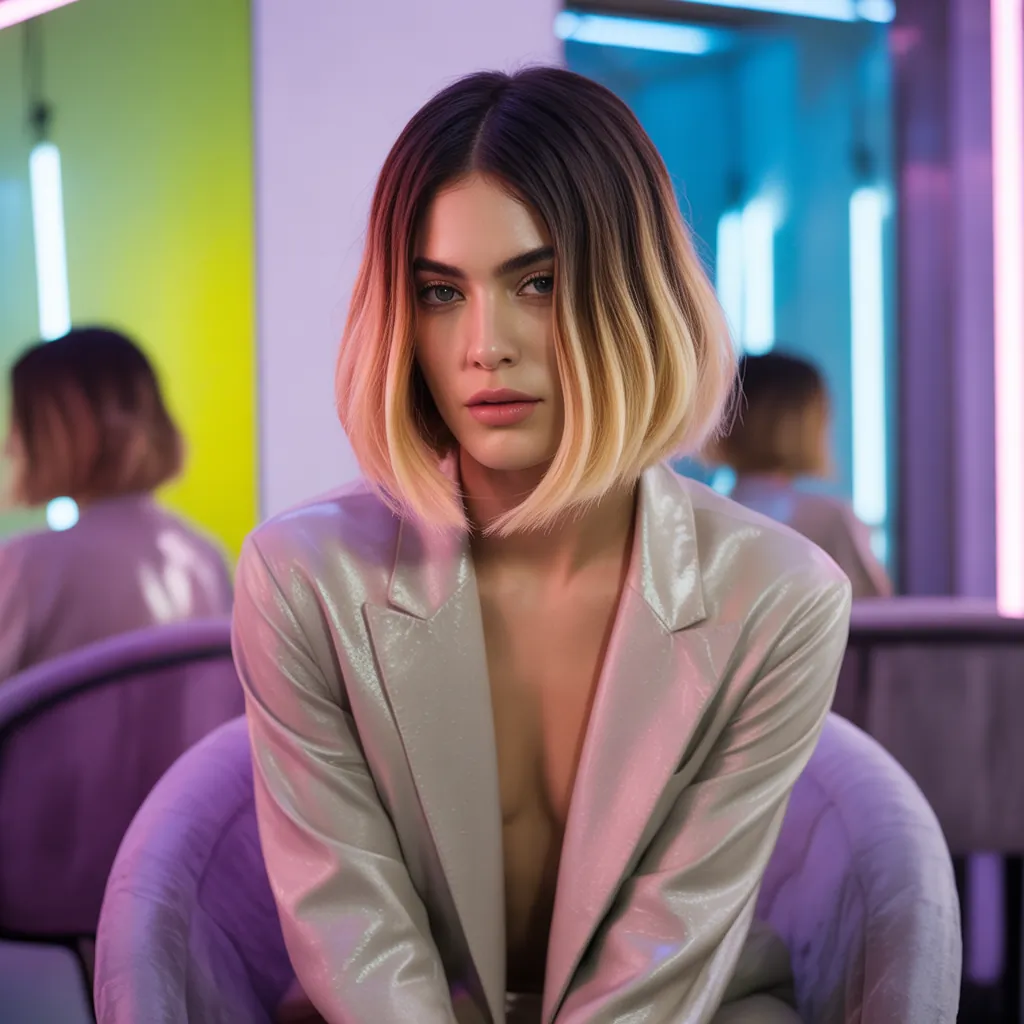 ombre bob hairstyles