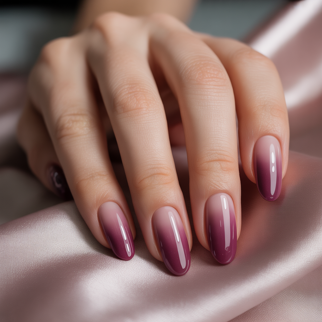 ombre gel nails