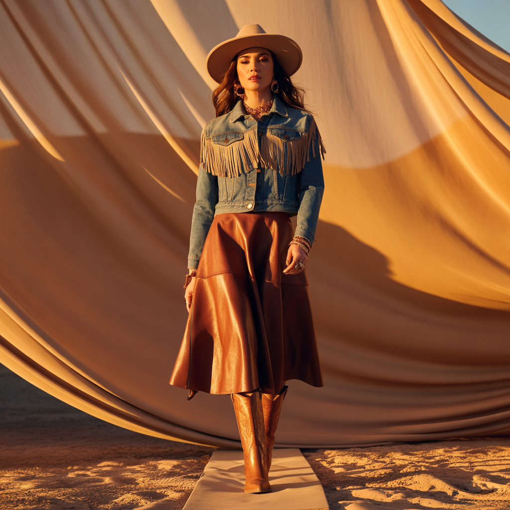 outfit vaquero mujer