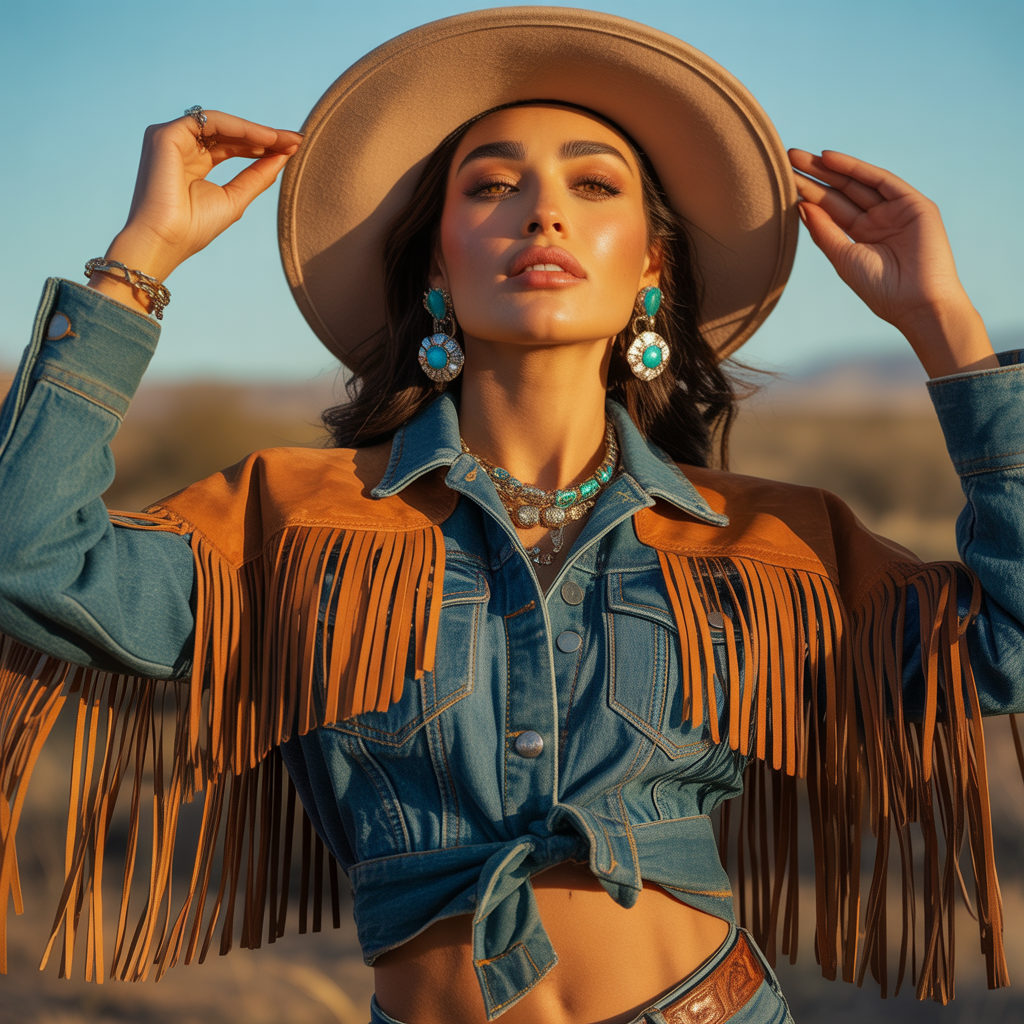 outfit vaquero mujer