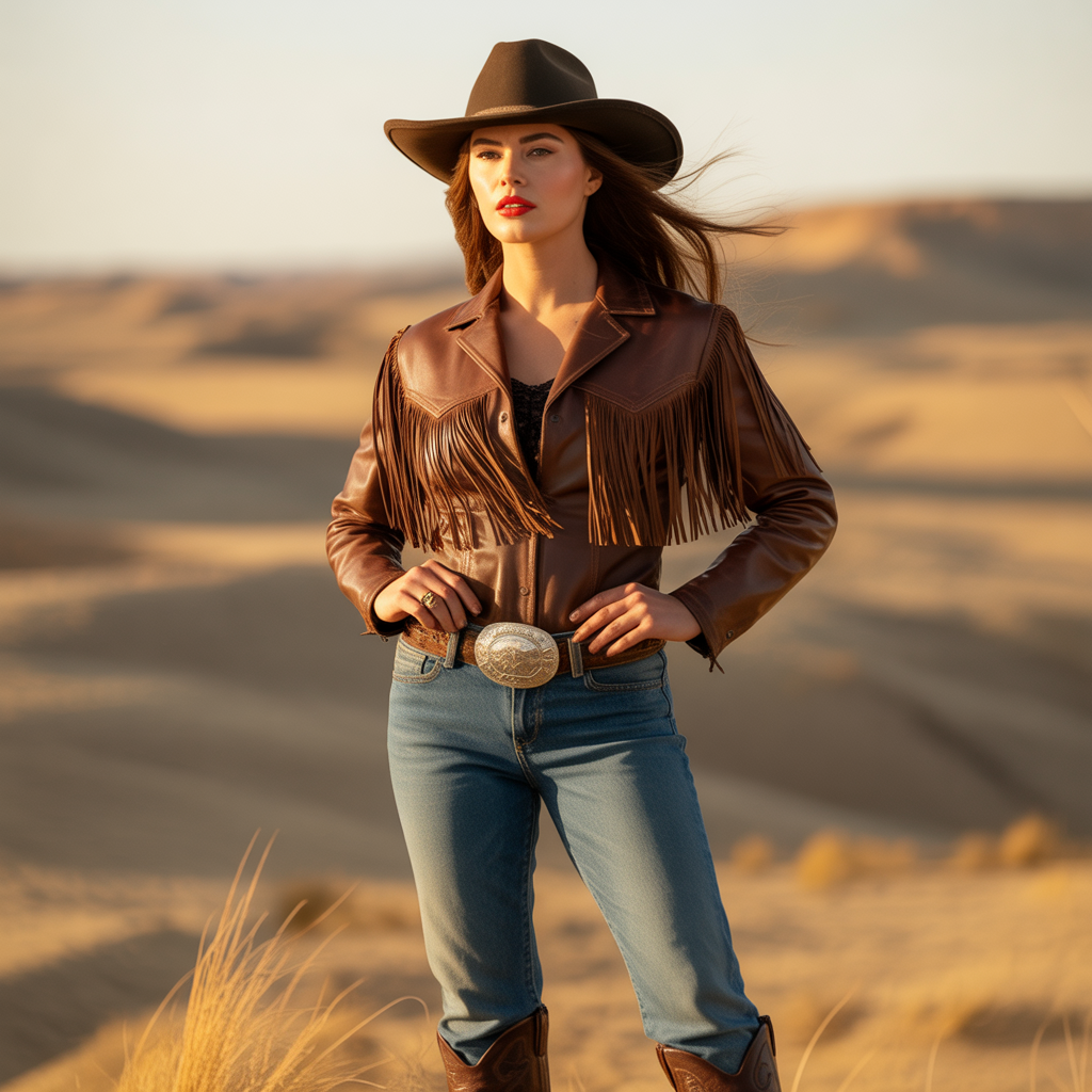 outfit vaquero mujer