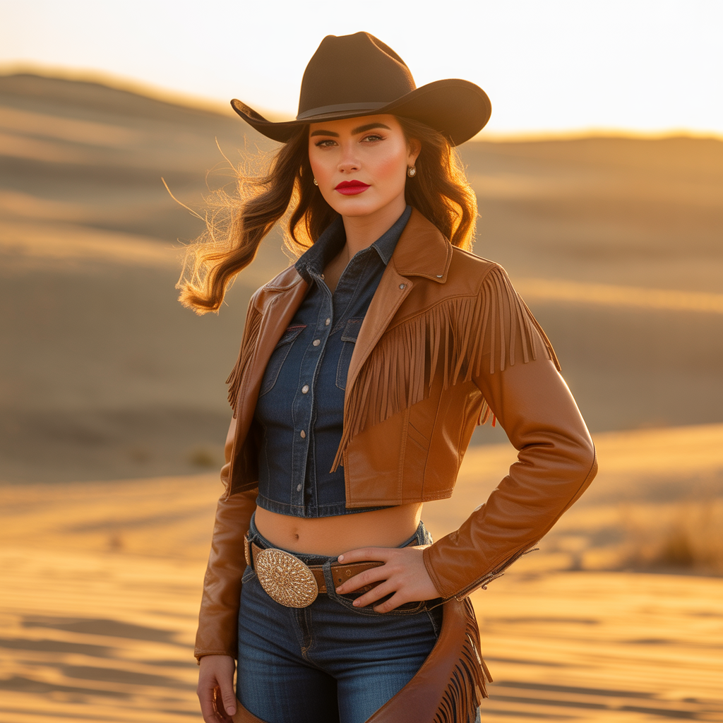 outfit vaquero mujer