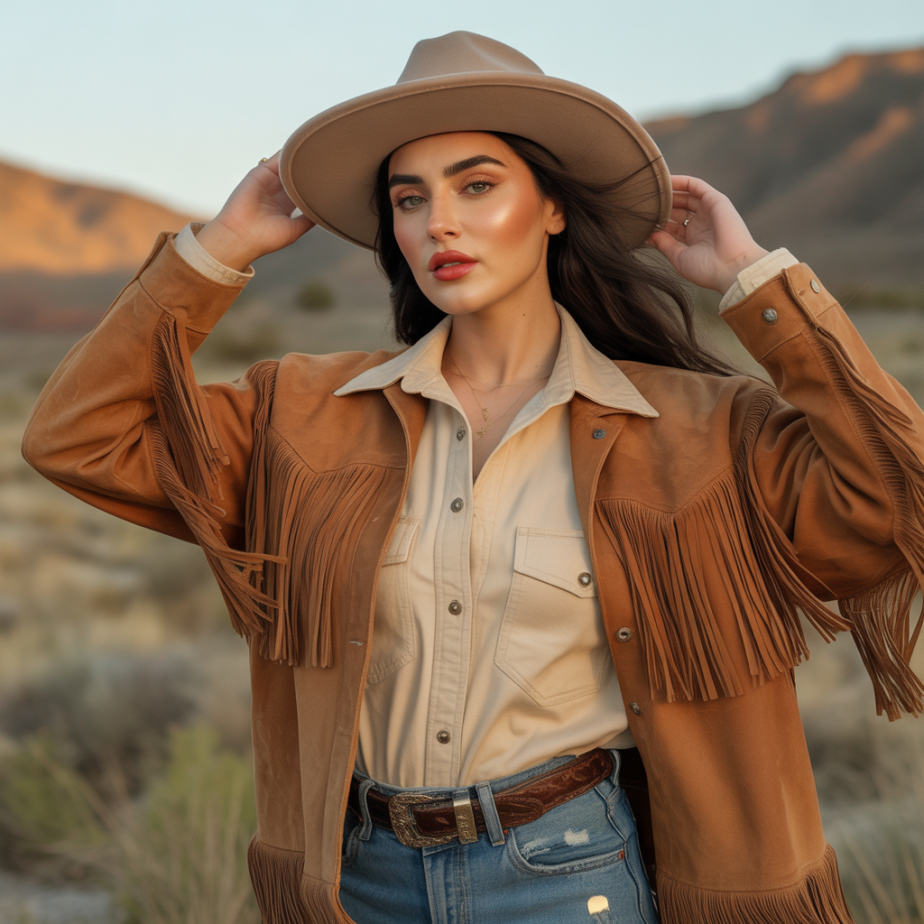 outfit vaquero mujer