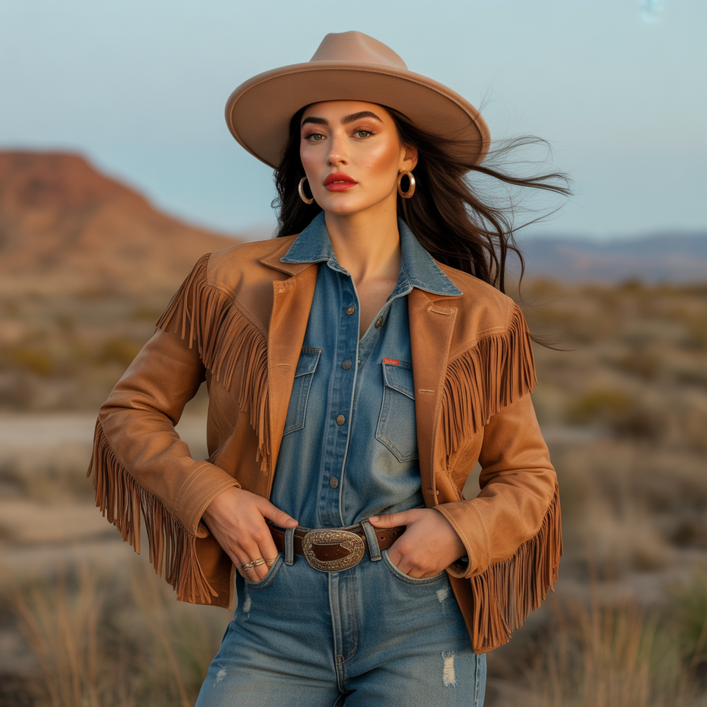 outfit vaquero mujer