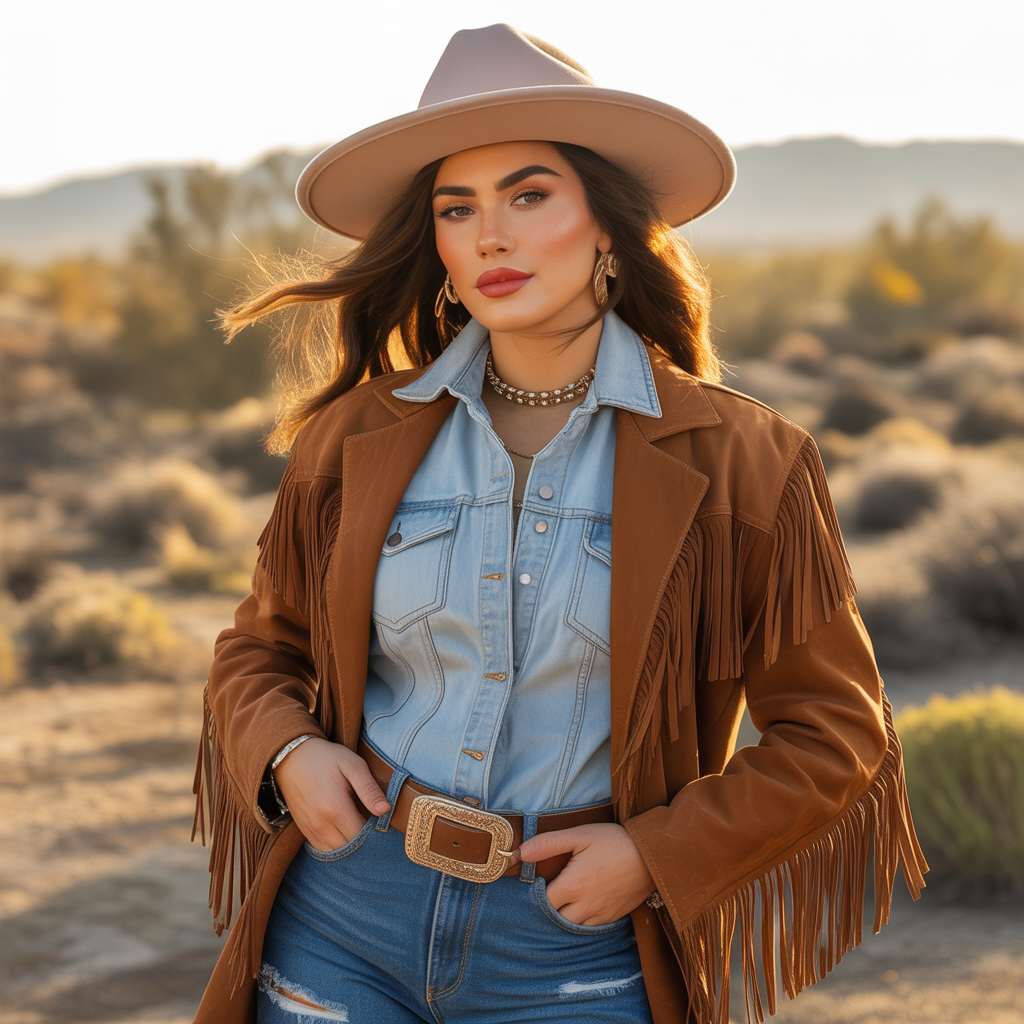 outfit vaquero mujer