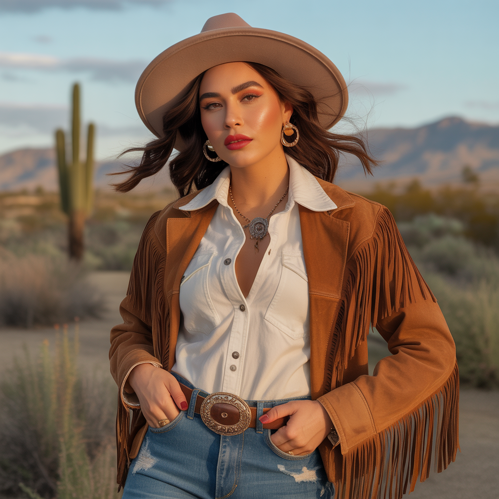 outfit vaquero mujer