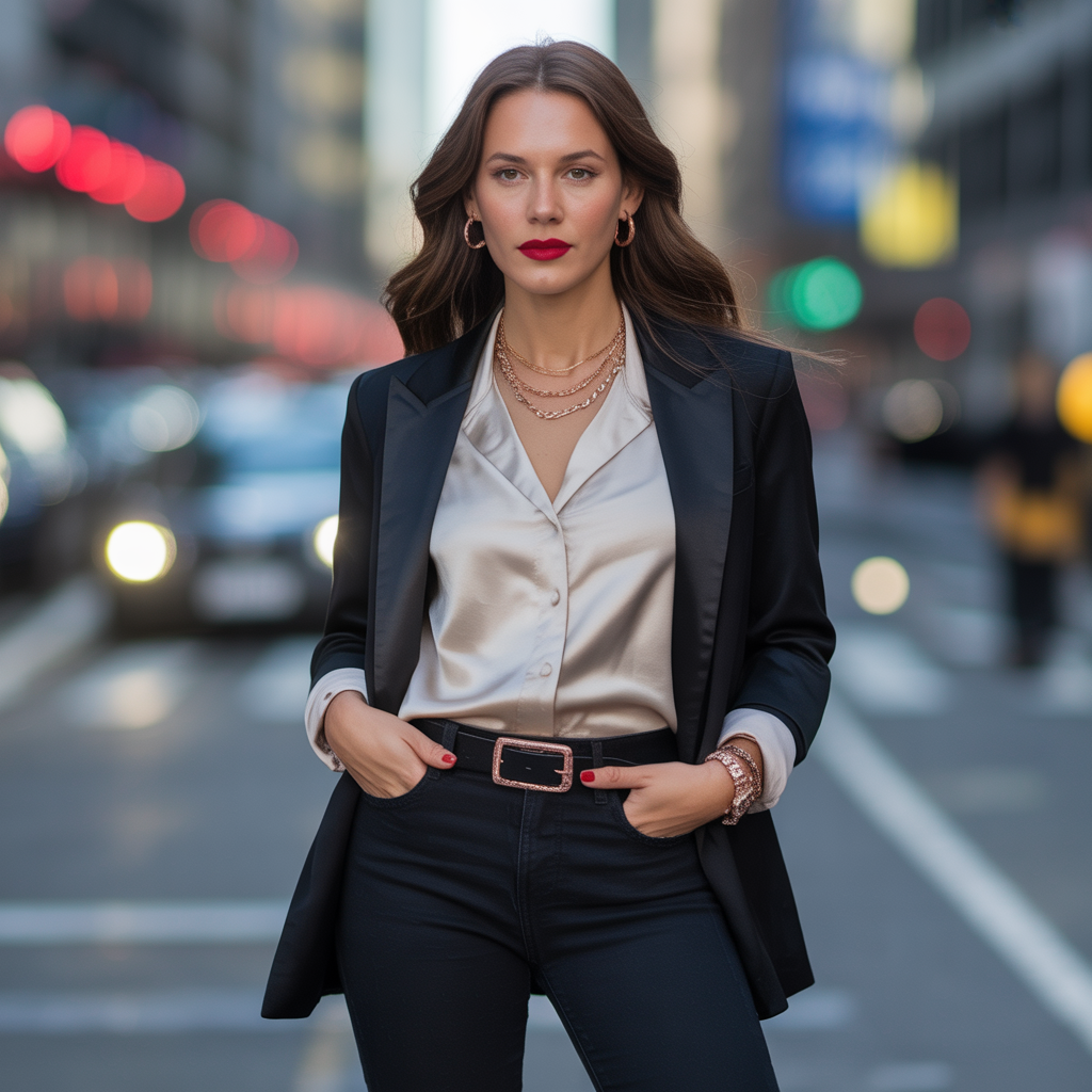 outfit with black jeans