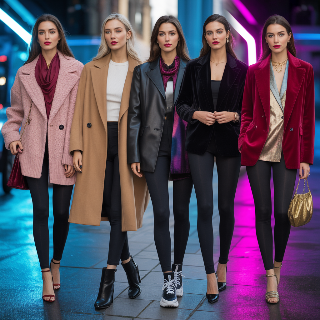 outfits that go with black leggings