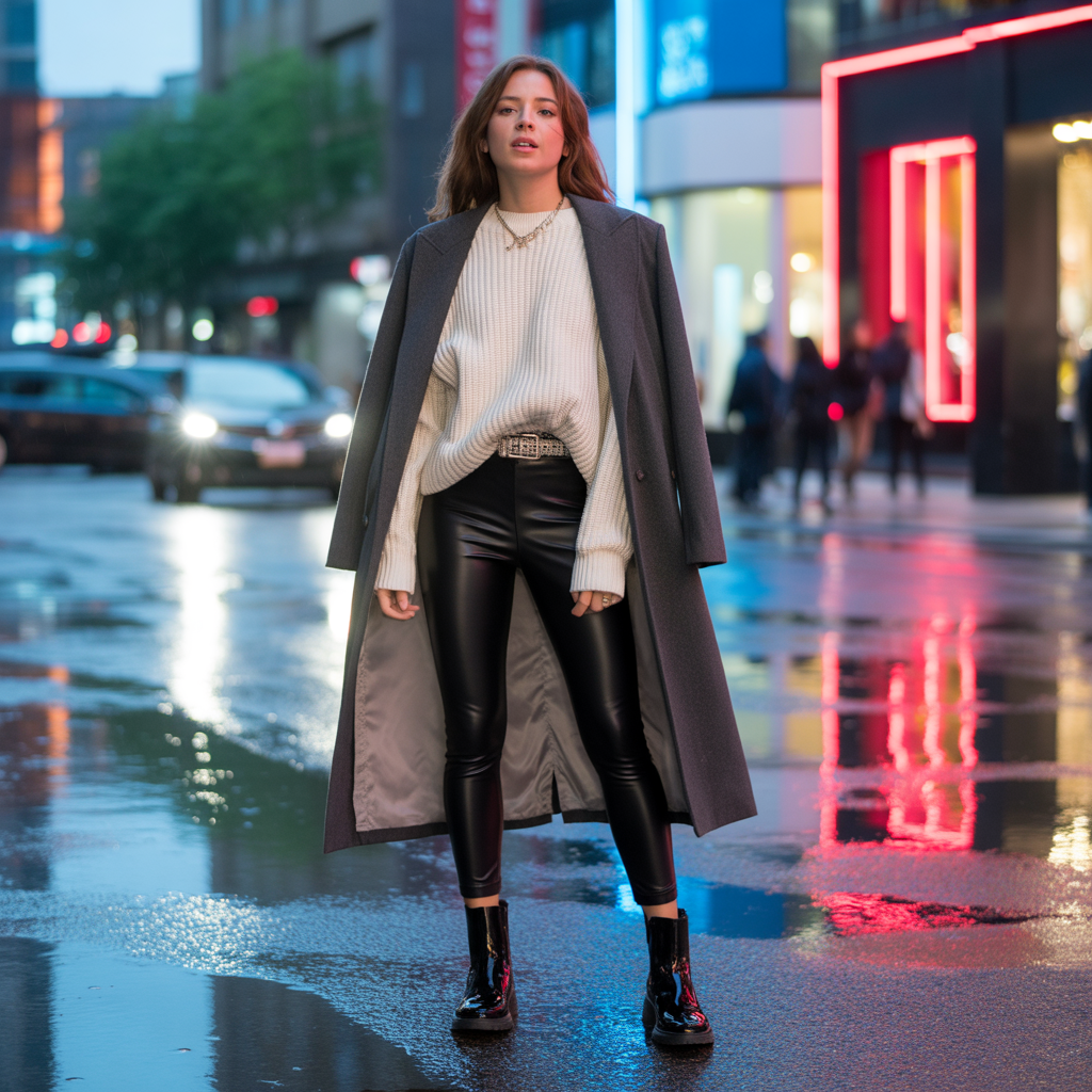 outfits that go with black leggings