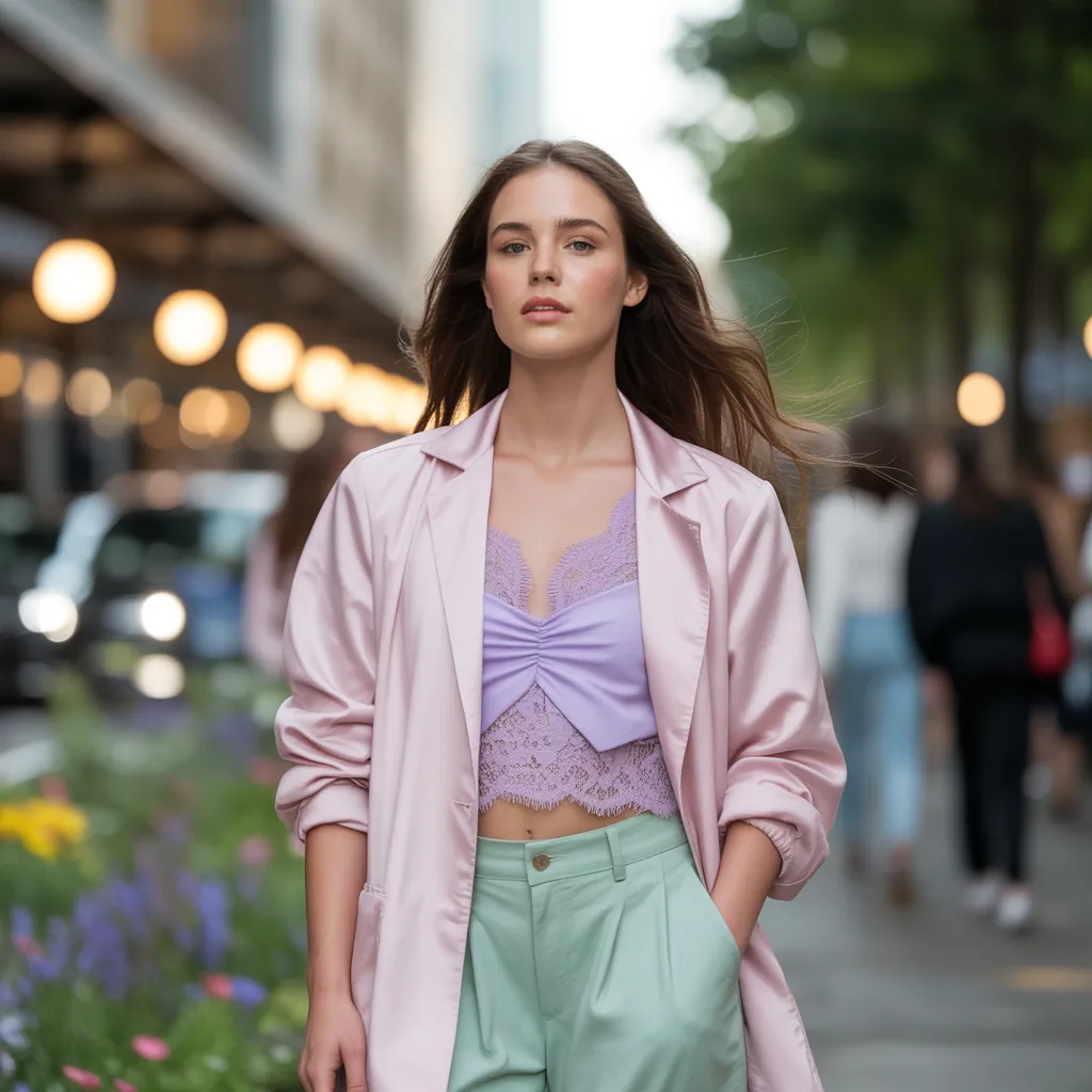 pastel spring outfits 2025