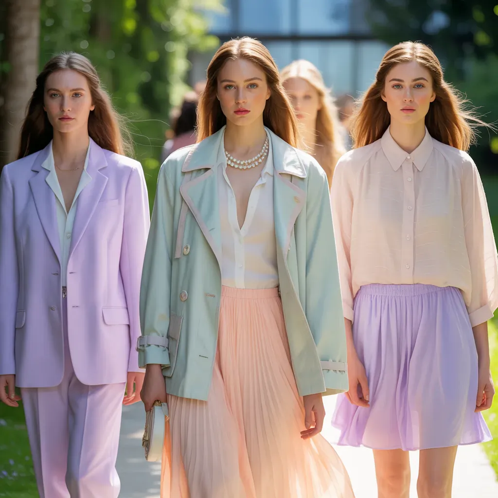 pastel spring outfits 2025