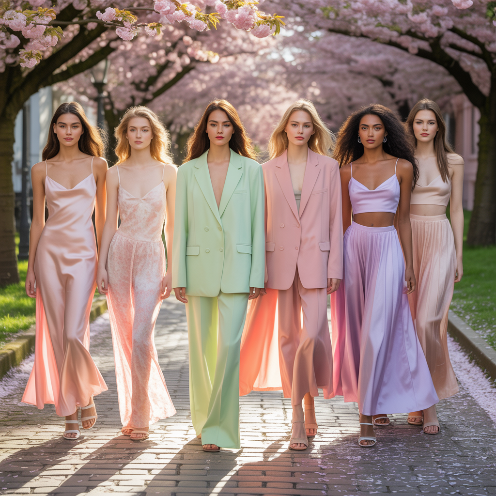 pastel spring outfits 2025