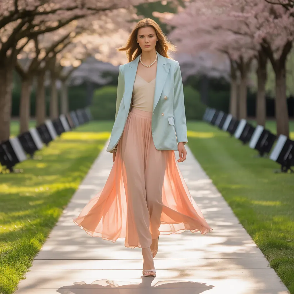 pastel spring outfits 2025