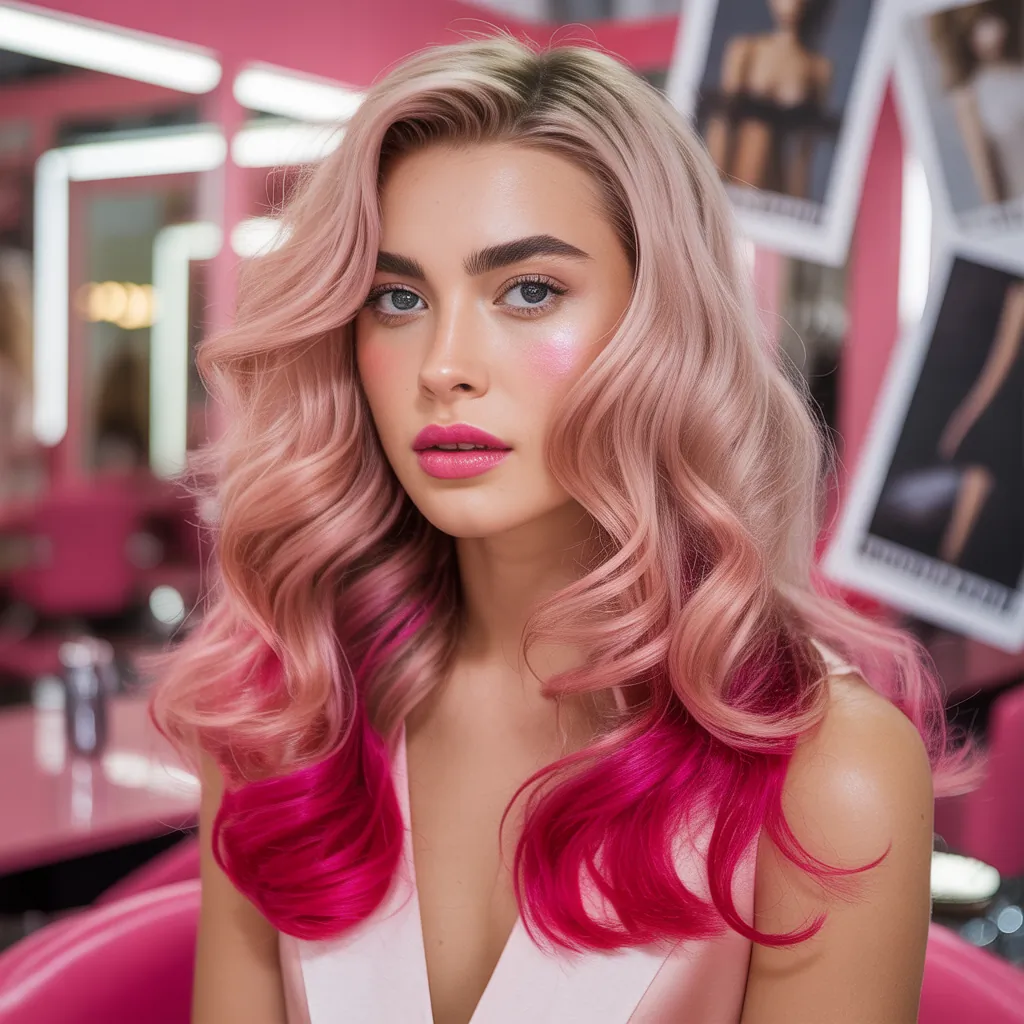 pink hair color ideas