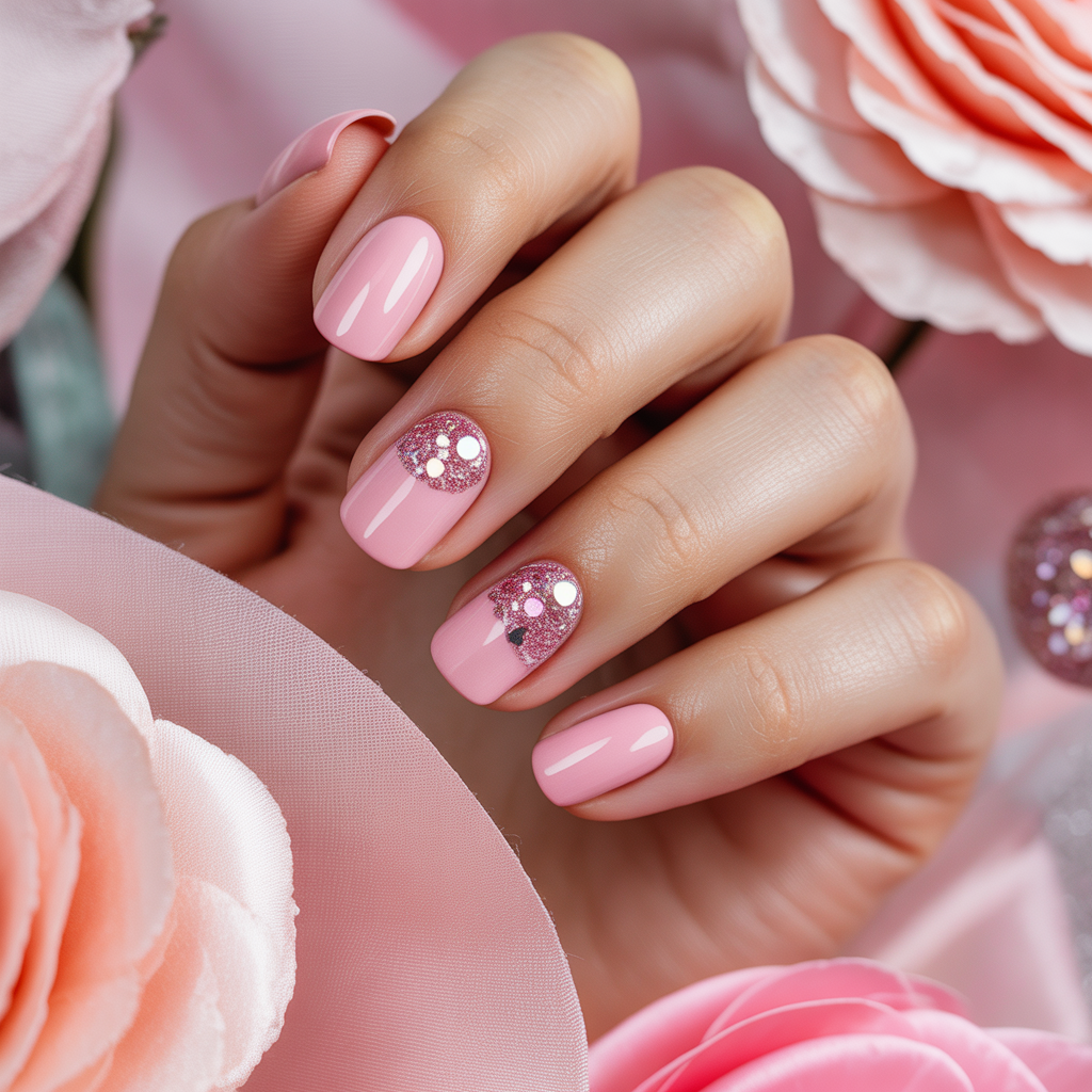 pink nails