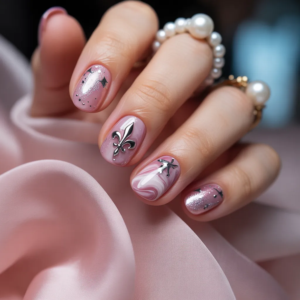 pink nails