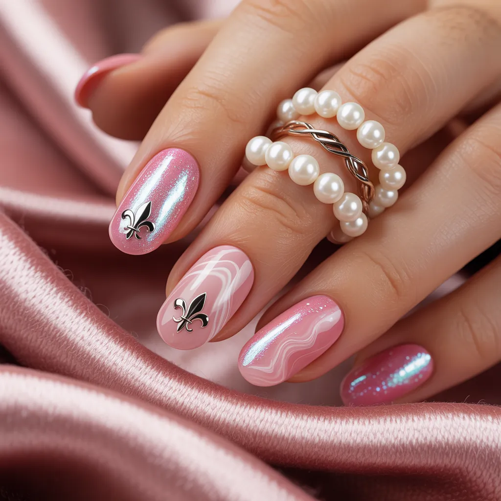 pink nails