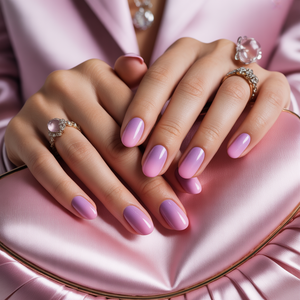 pink nails