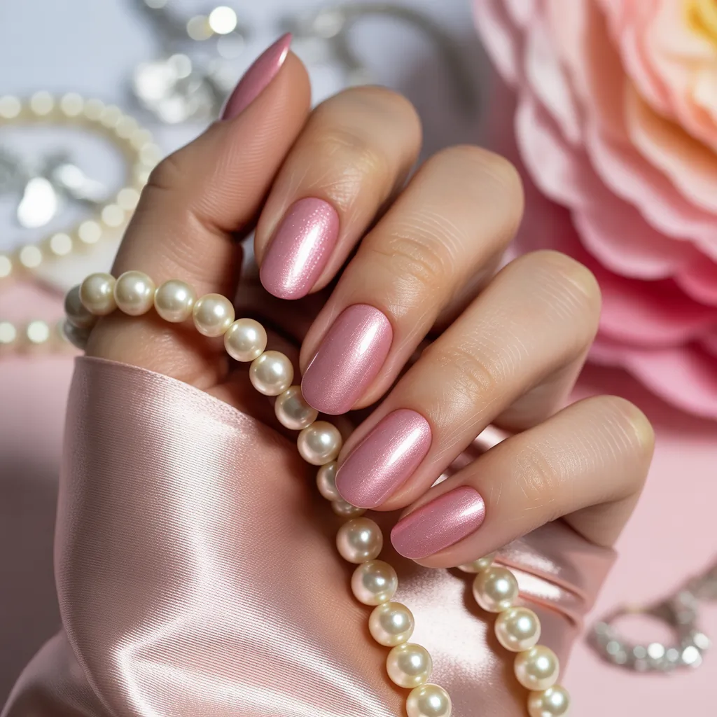 pink nails